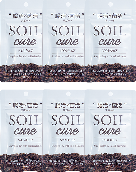 SOIL cure（ソイルキュア）6ヶ月分（6袋180粒）